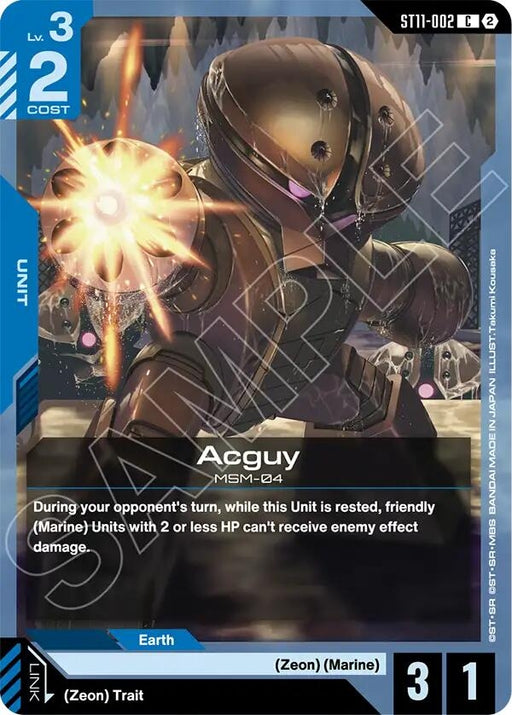 Image for Acguy (ST11-002) [Starter Deck 11: Aquatic Assault] (ST11) - Gundam Card Game