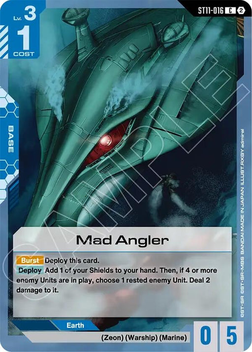 Image for Mad Angler (ST11-016) [Starter Deck 11: Aquatic Assault] (ST11) - Gundam Card Game