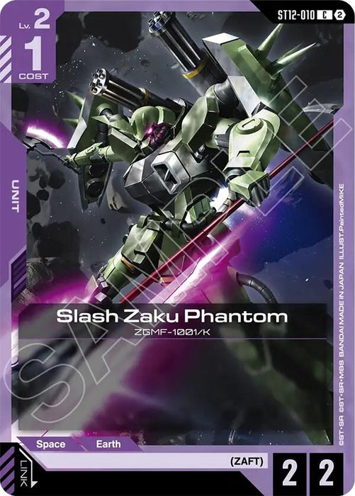 Image for Slash Zaku Phantom (ST12-010) [Starter Deck 12: Raging Onslaught] (ST12) - Gundam Card Game