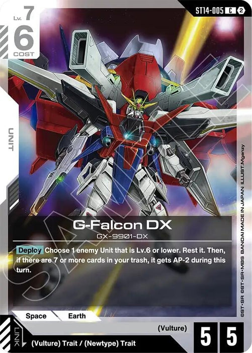 Image for G-Falcon DX (ST14-005) [Starter Deck 14: Heavy Dominion] (ST14) - Gundam Card Game