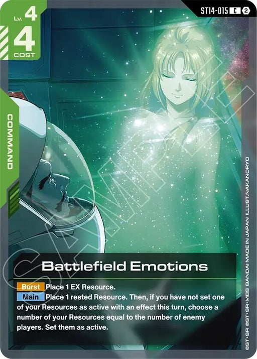 Image for Battlefield Emotions (ST14-015) [Starter Deck 14: Heavy Dominion] (ST14) - Gundam Card Game