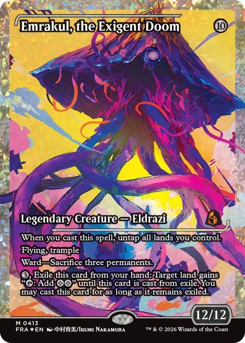 Image for Emrakul, the Exigent Doom (Showcase) (Fracture Foil) (413) (Foil) [Reality Fracture] (FRA) - Magic: The Gathering