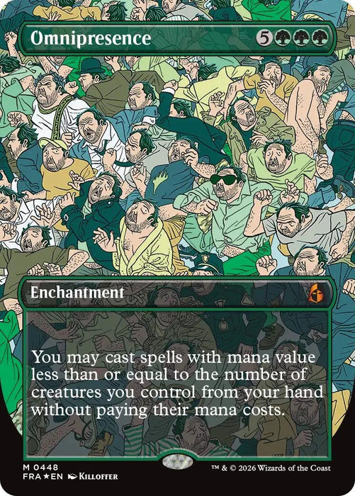 Image for Omnipresence (Borderless) (0448) (448) (Foil) [Reality Fracture] (FRA) - Magic: The Gathering