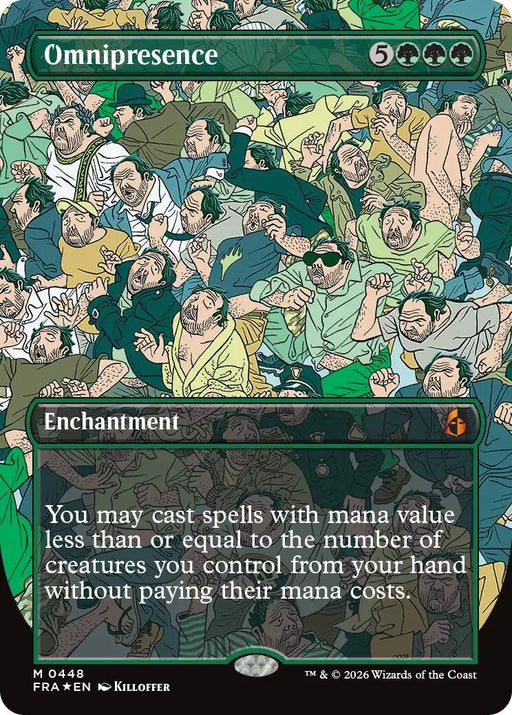 Image for Omnipresence (Borderless) (0448) (448) (Foil) [Reality Fracture] (FRA) - Magic: The Gathering