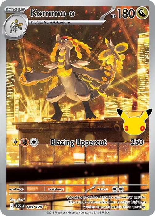 Image for Kommo-o (143/128) (Holofoil) [ME: 30th Celebration] (30C) - Pokemon