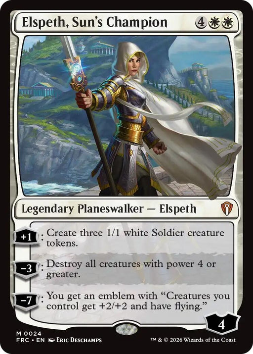 Image for Elspeth, Sun's Champion (24) [Commander: Reality Fracture] (FRC) - Magic: The Gathering