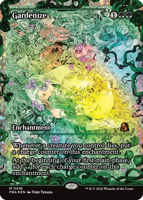 Image for Gardenize (Showcase) (Fracture Foil) (0416) (416) (Foil) [Reality Fracture] (FRA) - Magic: The Gathering