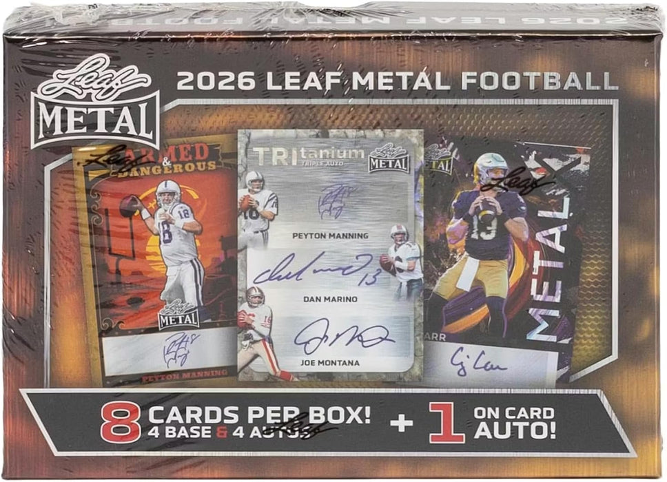2026 Leaf Metal Football Hobby Box