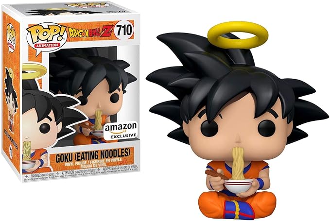 Funko Pop! Dragonball Z - Goku (Eating Noodles) #710 Amazon Exclusive