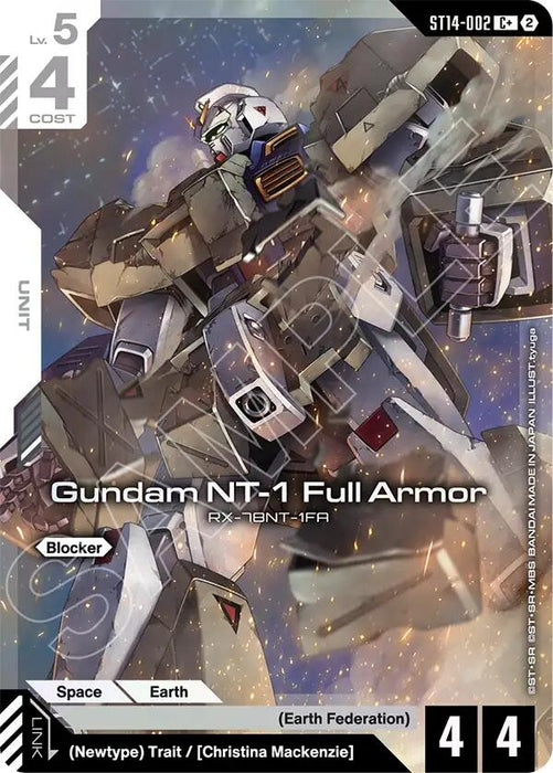 Image for Gundam NT-1 Full Armor (C+) (ST14-002) (Holofoil) [Starter Deck 14: Heavy Dominion] (ST14) - Gundam Card Game