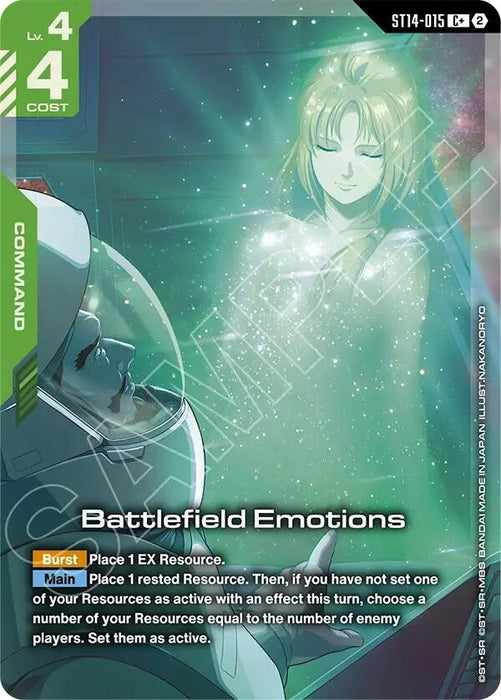 Image for Battlefield Emotions (C+) (ST14-015) (Holofoil) [Starter Deck 14: Heavy Dominion] (ST14) - Gundam Card Game