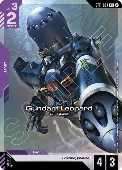 Image for Gundam Leopard (C+) (ST11-007) (Holofoil) [Starter Deck 11: Aquatic Assault] (ST11) - Gundam Card Game