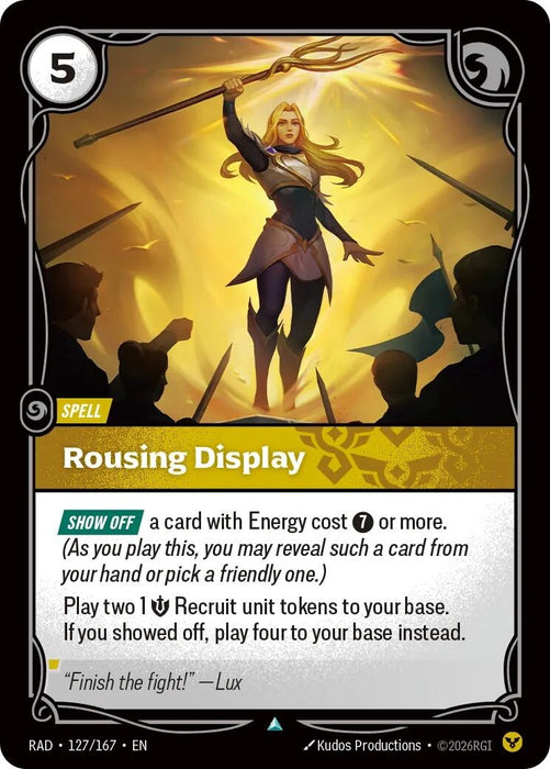 Rousing Display (127/167) (Foil) [Radiance] (RAD)