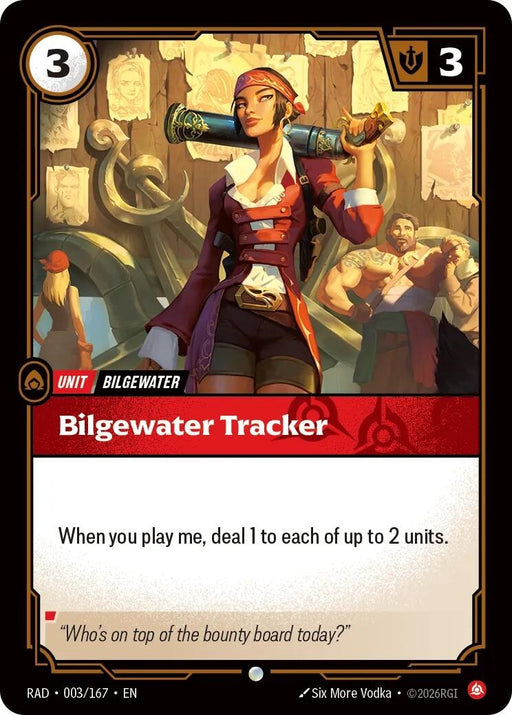 Image for Bilgewater Tracker (003/167) [Radiance] (RAD) - Riftbound: League of Legends Trading Card Game