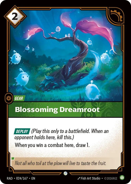 Image for Blossoming Dreamroot (024/167) [Radiance] (RAD) - Riftbound: League of Legends Trading Card Game