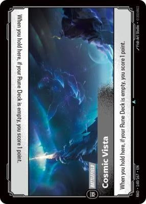 Image for Cosmic Vista (160/167) (Foil) [Radiance] (RAD) - Riftbound: League of Legends Trading Card Game