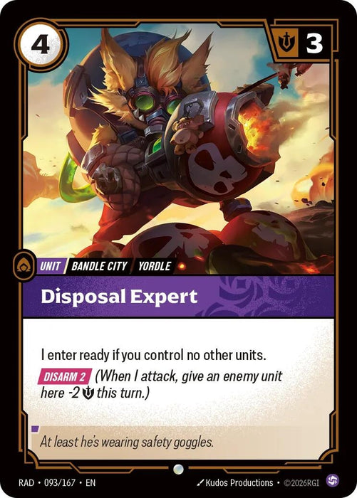 Disposal Expert (093/167) [Radiance] (RAD)