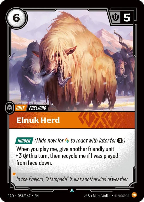 Elnuk Herd (081/167) [Radiance] (RAD)