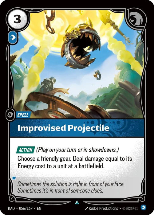 Improvised Projectile (056/167) [Radiance] (RAD)