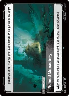 Ruined Monastery (166/167) [Radiance] (RAD)