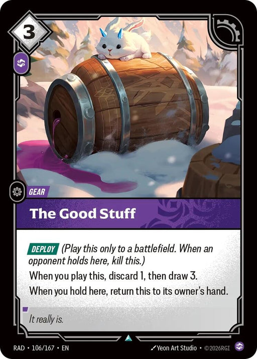 Image for The Good Stuff (106/167) [Radiance] (RAD) - Riftbound: League of Legends Trading Card Game