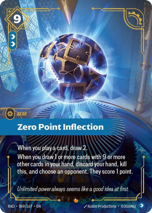 Image for Zero Point Inflection (069/167) (Foil) [Radiance] (RAD) - Riftbound: League of Legends Trading Card Game