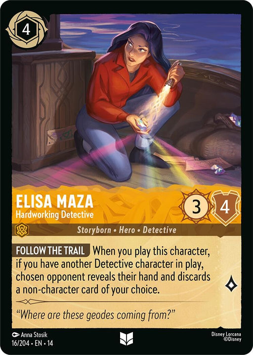 Image for Elisa Maza - Hardworking Detective (16/204) [Hyperia City] (14) - Disney Lorcana
