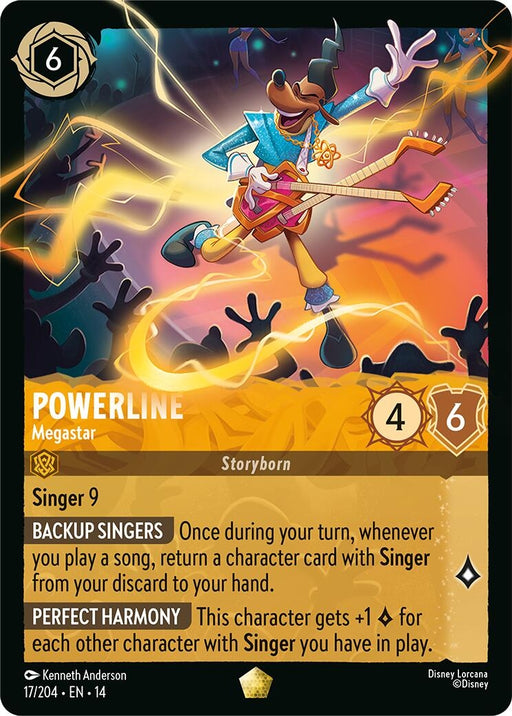 Image for Powerline - Megastar (17/204) (Cold Foil) [Hyperia City] (14) - Disney Lorcana