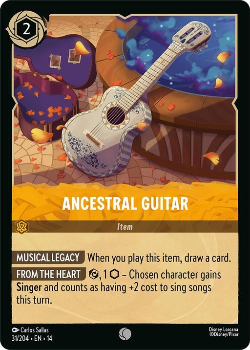 Image for Ancestral Guitar (31/204) [Hyperia City] (14) - Disney Lorcana