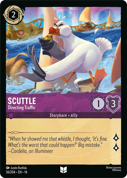 Image for Scuttle - Directing Traffic (36/204) [Hyperia City] (14) - Disney Lorcana