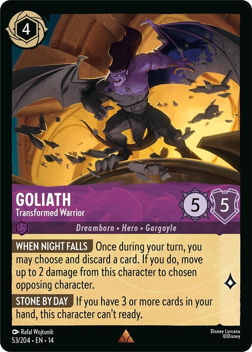 Image for Goliath - Transformed Warrior (53/204) (Cold Foil) [Hyperia City] (14) - Disney Lorcana