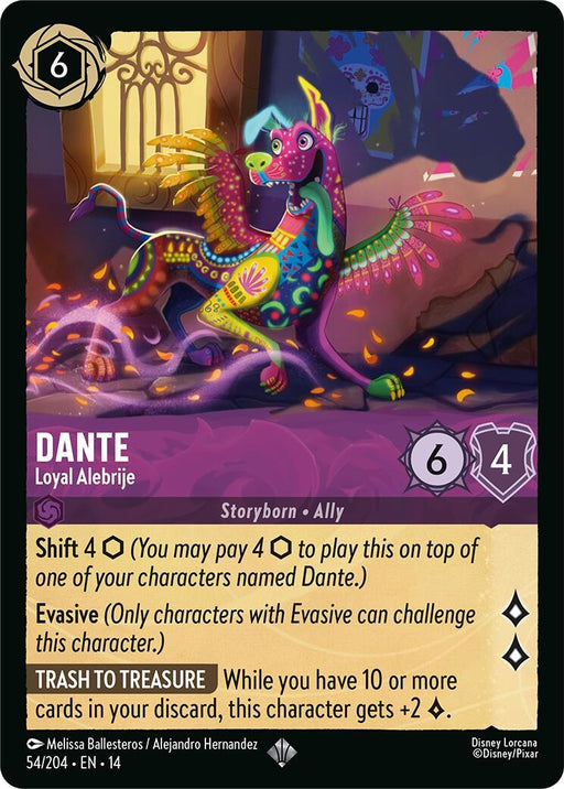 Image for Dante - Loyal Alebrije (54/204) [Hyperia City] (14) - Disney Lorcana