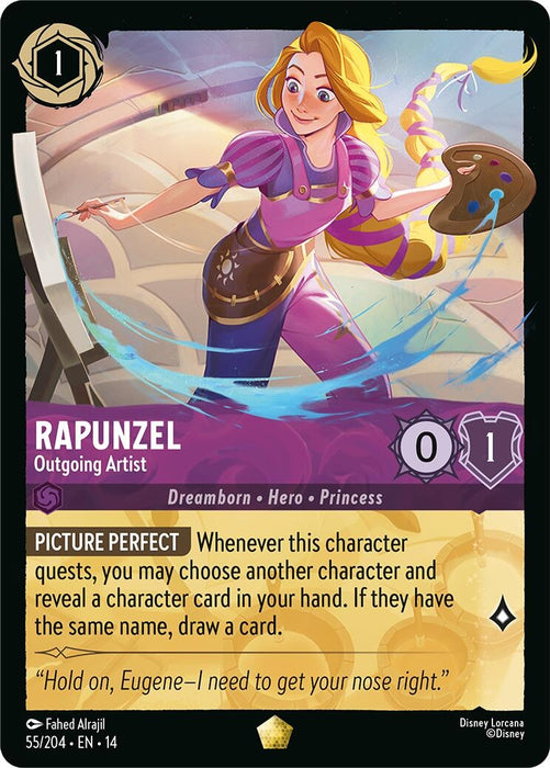 Image for Rapunzel - Outgoing Artist (55/204) [Hyperia City] (14) - Disney Lorcana
