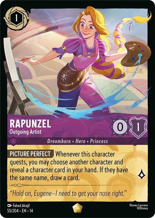 Image for Rapunzel - Outgoing Artist (55/204) [Hyperia City] (14) - Disney Lorcana