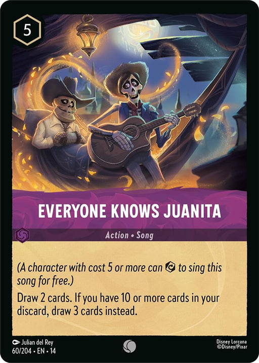 Image for Everyone Knows Juanita (60/204) (Cold Foil) [Hyperia City] (14) - Disney Lorcana