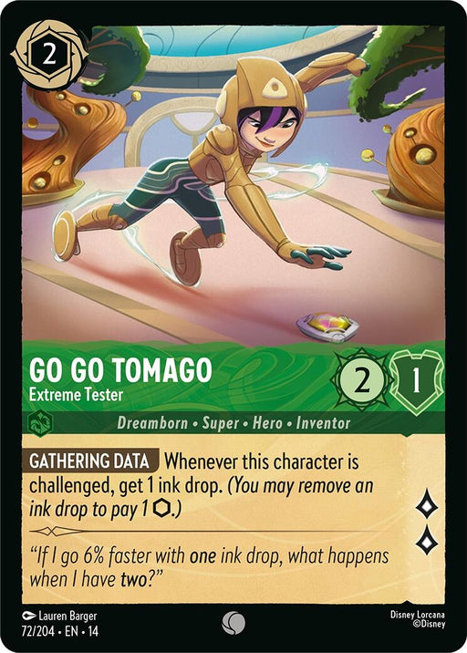 Image for Go Go Tomago - Extreme Tester (72/204) [Hyperia City] (14) - Disney Lorcana