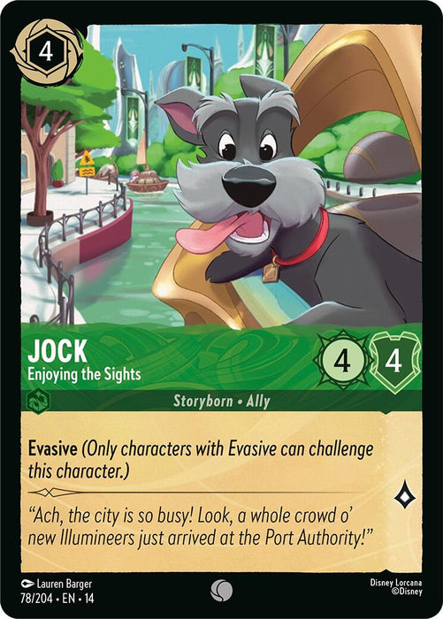 Image for Jock - Enjoying the Sights (78/204) (Cold Foil) [Hyperia City] (14) - Disney Lorcana