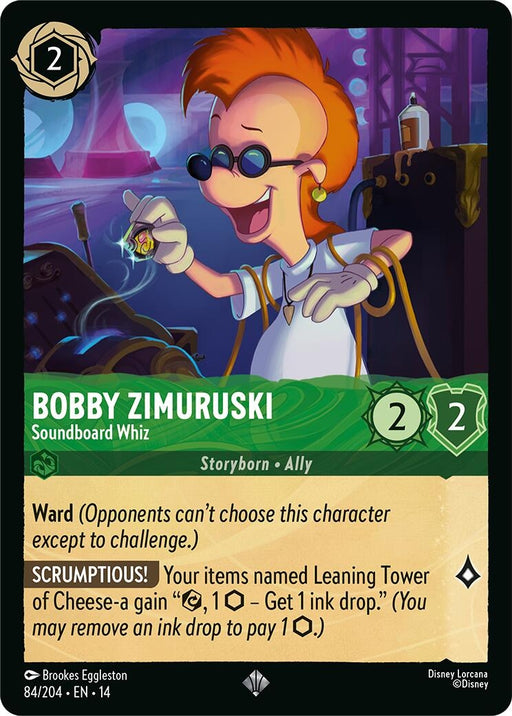 Image for Bobby Zimuruski - Soundboard Whiz (84/204) (Cold Foil) [Hyperia City] (14) - Disney Lorcana
