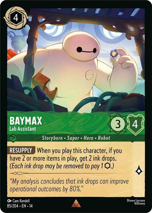 Image for Baymax - Lab Assistant (85/204) (Cold Foil) [Hyperia City] (14) - Disney Lorcana