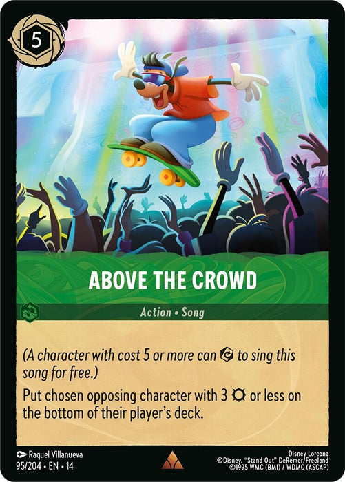 Image for Above the Crowd (95/204) (Cold Foil) [Hyperia City] (14) - Disney Lorcana