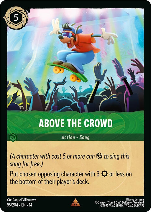 Image for Above the Crowd (95/204) (Cold Foil) [Hyperia City] (14) - Disney Lorcana