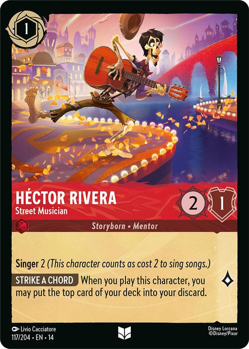 Image for Hector Rivera - Street Musician (117/204) [Hyperia City] (14) - Disney Lorcana