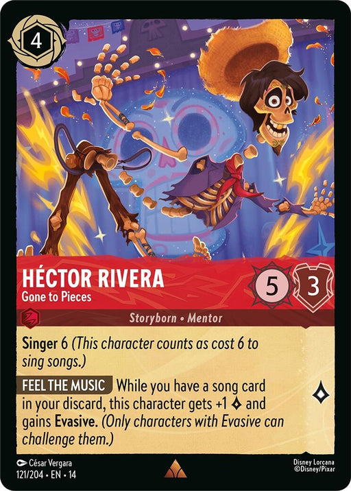 Image for Hector Rivera - Gone to Pieces (121/204) (Cold Foil) [Hyperia City] (14) - Disney Lorcana