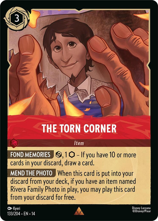 Image for The Torn Corner (133/204) (Cold Foil) [Hyperia City] (14) - Disney Lorcana