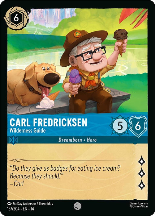 Image for Carl Fredricksen - Wilderness Guide (137/204) [Hyperia City] (14) - Disney Lorcana