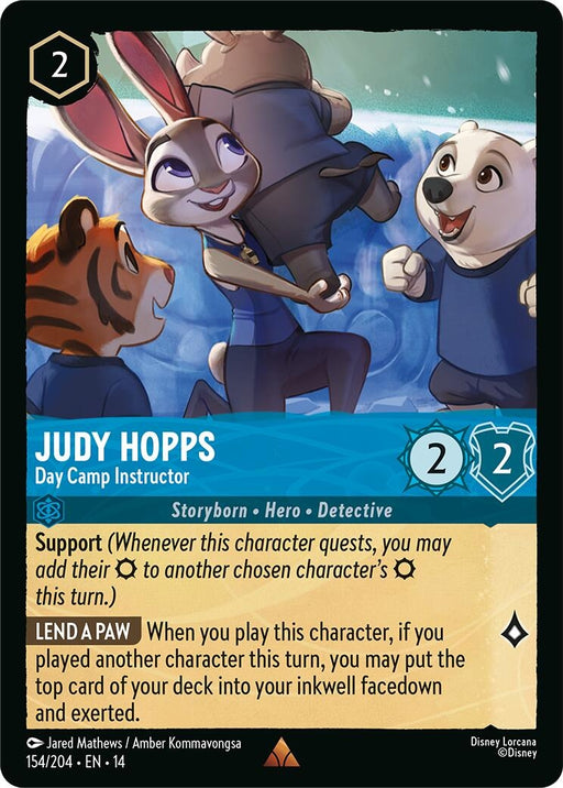Image for Judy Hopps - Day Camp Instructor (154/204) [Hyperia City] (14) - Disney Lorcana