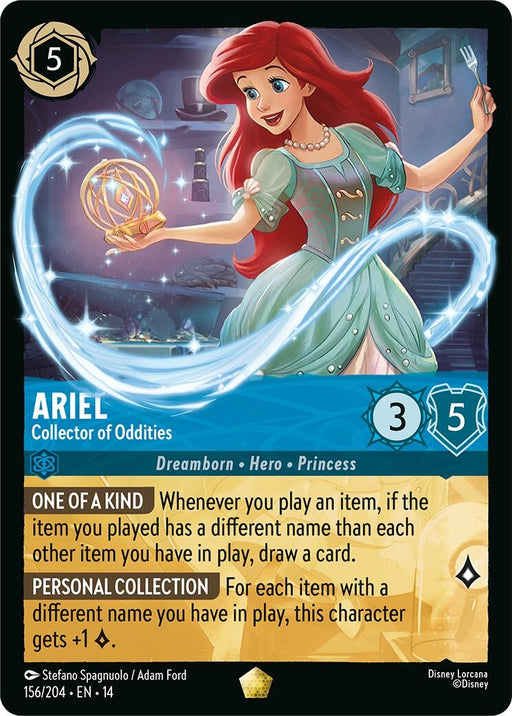 Image for Ariel - Collector of Oddities (156/204) [Hyperia City] (14) - Disney Lorcana