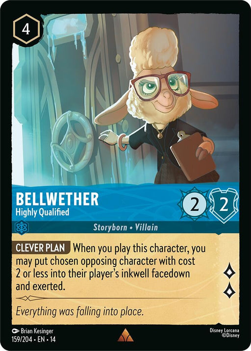 Image for Bellwether - Highly Qualified (159/204) [Hyperia City] (14) - Disney Lorcana