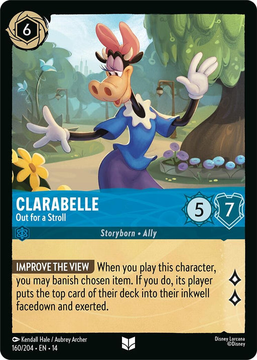Image for Clarabelle - Out for a Stroll (160/204) [Hyperia City] (14) - Disney Lorcana