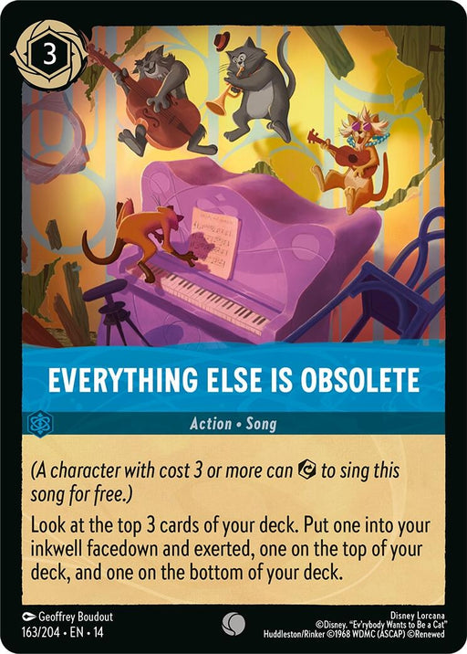 Image for Everything Else Is Obsolete (163/204) [Hyperia City] (14) - Disney Lorcana